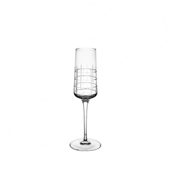 Graphik Champagne Flute In Crystal