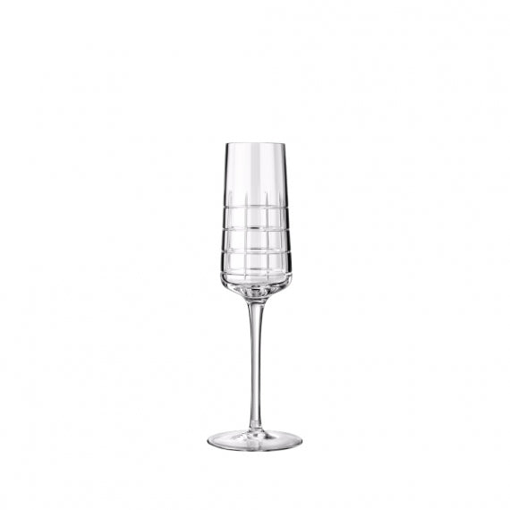 Graphik Champagne Flute In Crystal