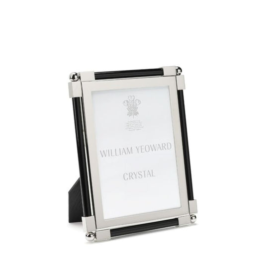 William Yeoward Crystal NEW CLASSIC BLACK Picture Frame 5" X 7"