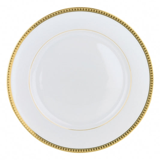 Malmaison Gilded Porcelain Dinner Plate